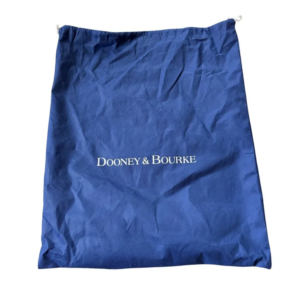 Dooney & Bourke pebble grain zip zip leather satchel crossbody blue